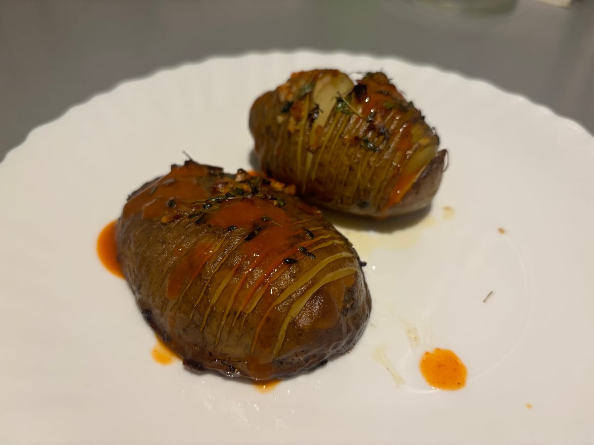 Jaki fajny pieczony ziemniak